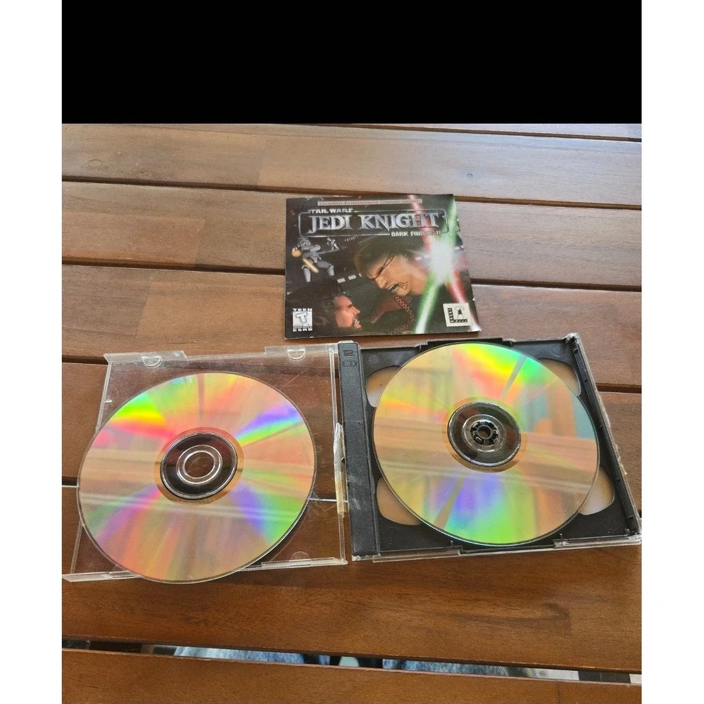 VTG Star Wars Jedi Knight Dark Forces II PC Game Windows 95 2 Disc Set BrokeCase